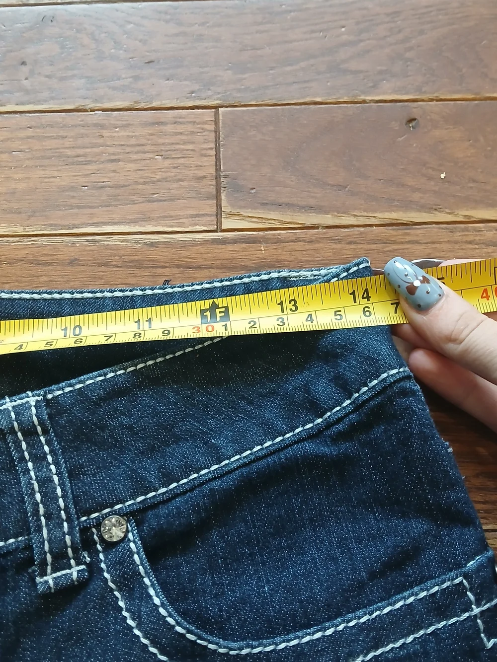 Faded Glory Dark Blue Boot Cut Jeans